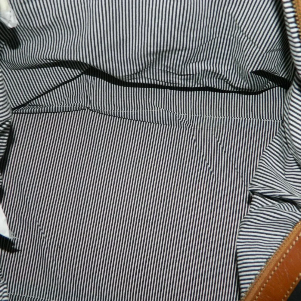 Mark & Graham Canvas and Leather Weekender Black